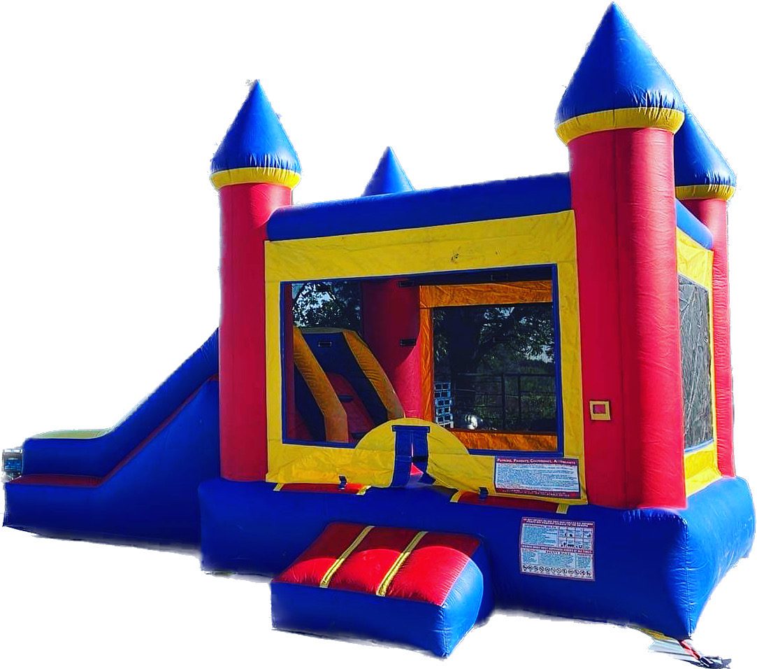 Castle Bounchy House with Slide Inflatable 254 Party Rentals - China Spring Texas