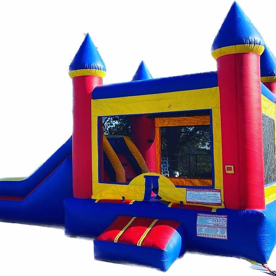 Castle Bounchy House with Slide Inflatable 254 Party Rentals - China Spring Texas